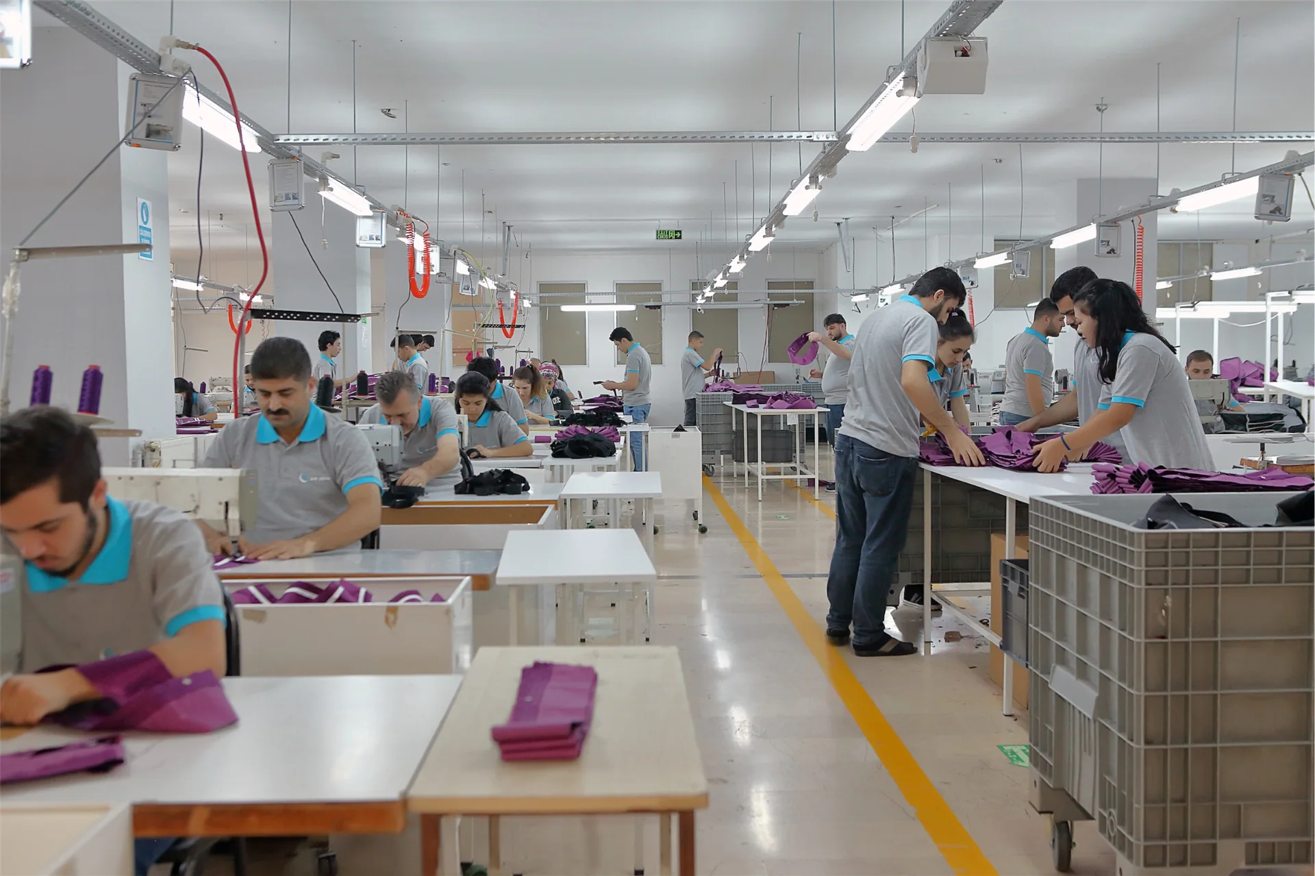 MACK üretim hattı ve ürün kontrol süreci