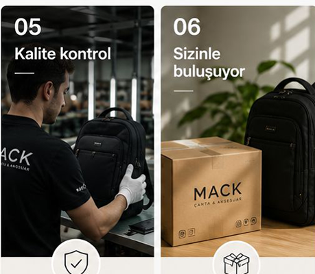 MACK üretim ve ürün görseli