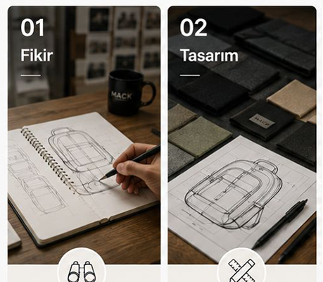 MACK üretim ve ürün görseli